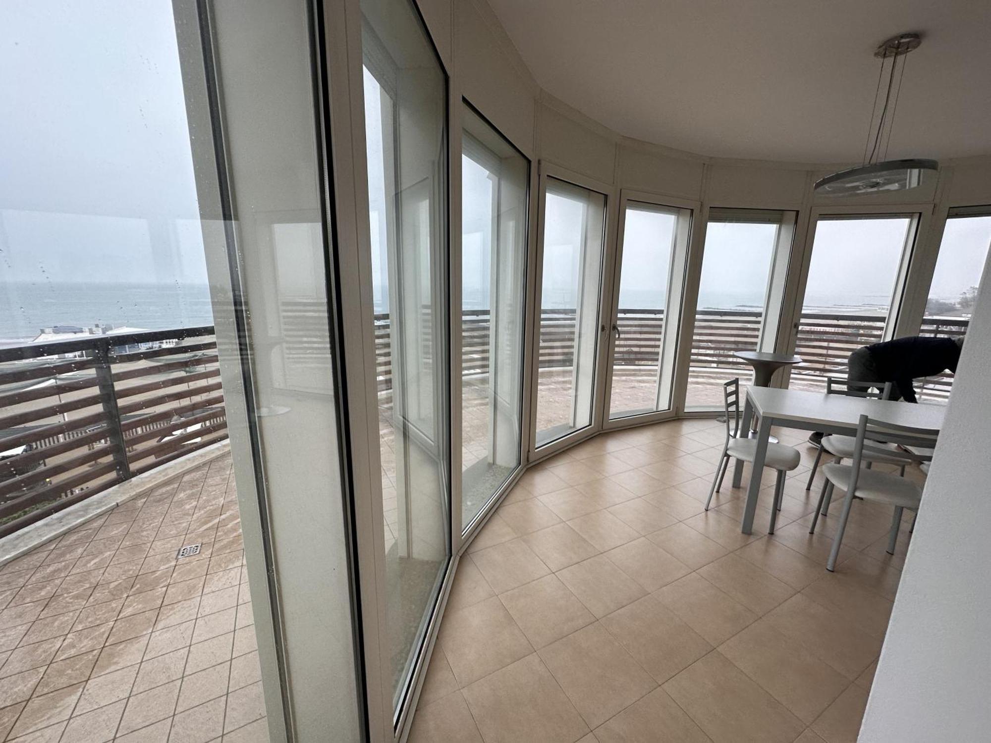 Panoramic Sea View Attico Balcone, Parcheggio & Ac - Il Lupo Affitta * Мизано-Адриатико